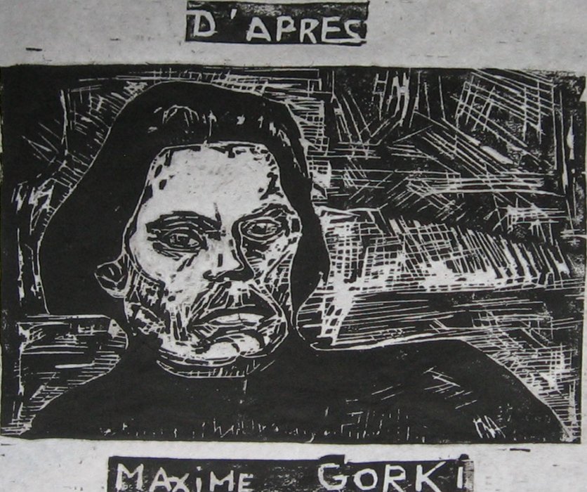Peinture, Artiste-peintre, Maxime Gorki