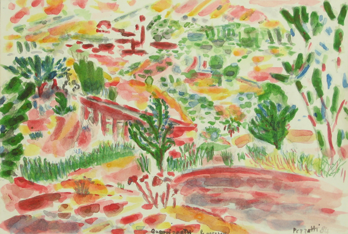 Peinture, Artiste-peintre, Canal d'irigation à Ouaouizerth